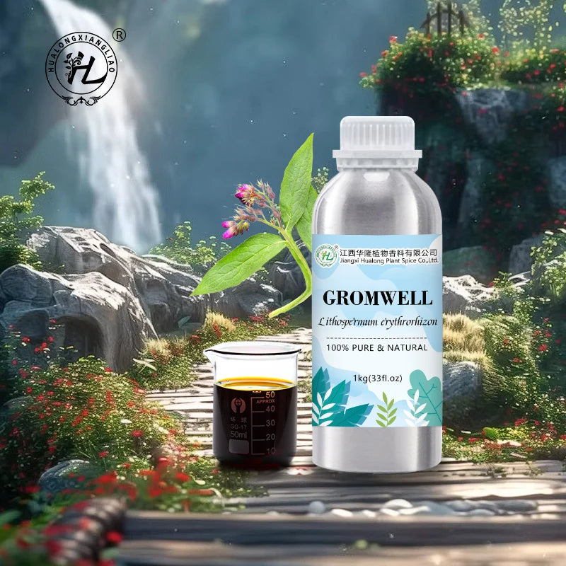 Red Gromwell Root Oil for Soap Making  - 100% Pure Natural Chinese Herbal Extract Infused Cold Pressed Carrier Oil | Bulk 1kg