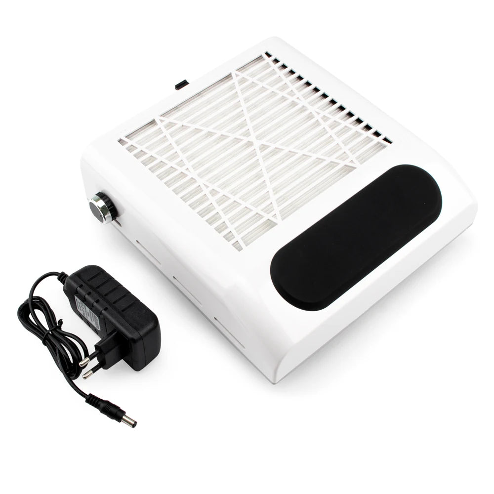 Professional 80W Strong Powernail Dust Vacuum Cleaner Low Noise  Nail Dust Collector Fan Vacuum Cleaner Manicure Machine