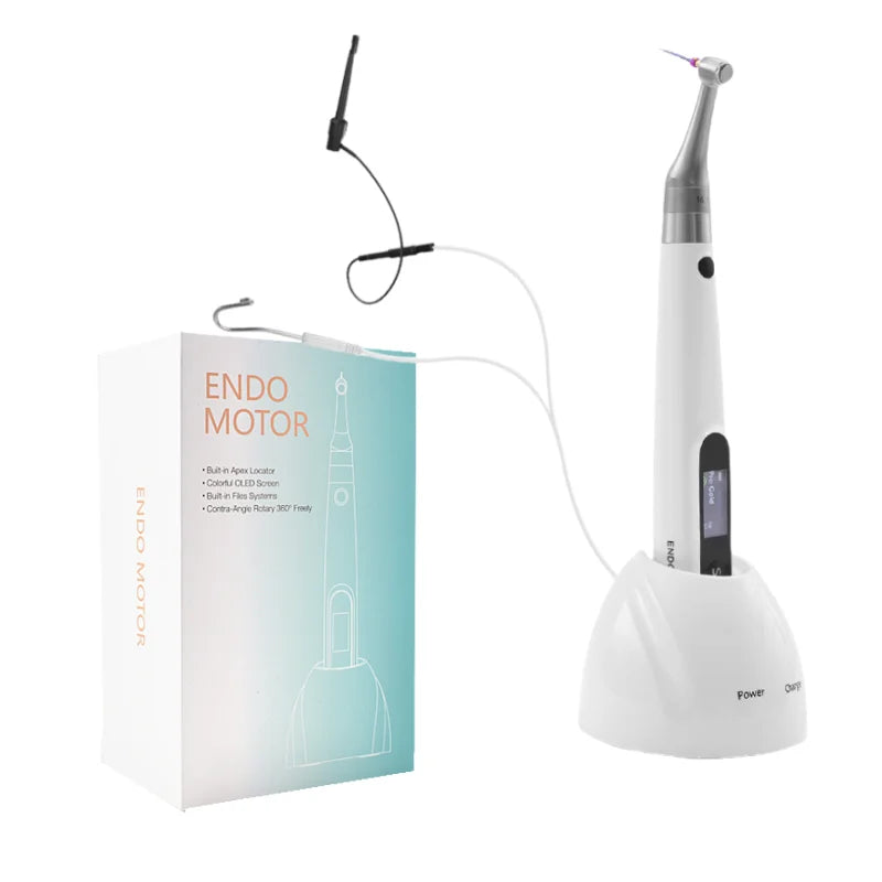 2-in-1 Dental Wireless Endo Motor Built-in Apex Locator Oral Therapy Equipment Accessory Endodontic Rotary Root Canal Instrument