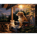 Chenistory Diamond Painting House Cross Stitch Embroidery Art Landscape Full Round Dog Cat Picture Handmade Diy Gift