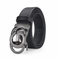 Custom Men's Dress Belt Made of Genuine Cowhide Leather Casual Style with Automatic Alloy for Buckle