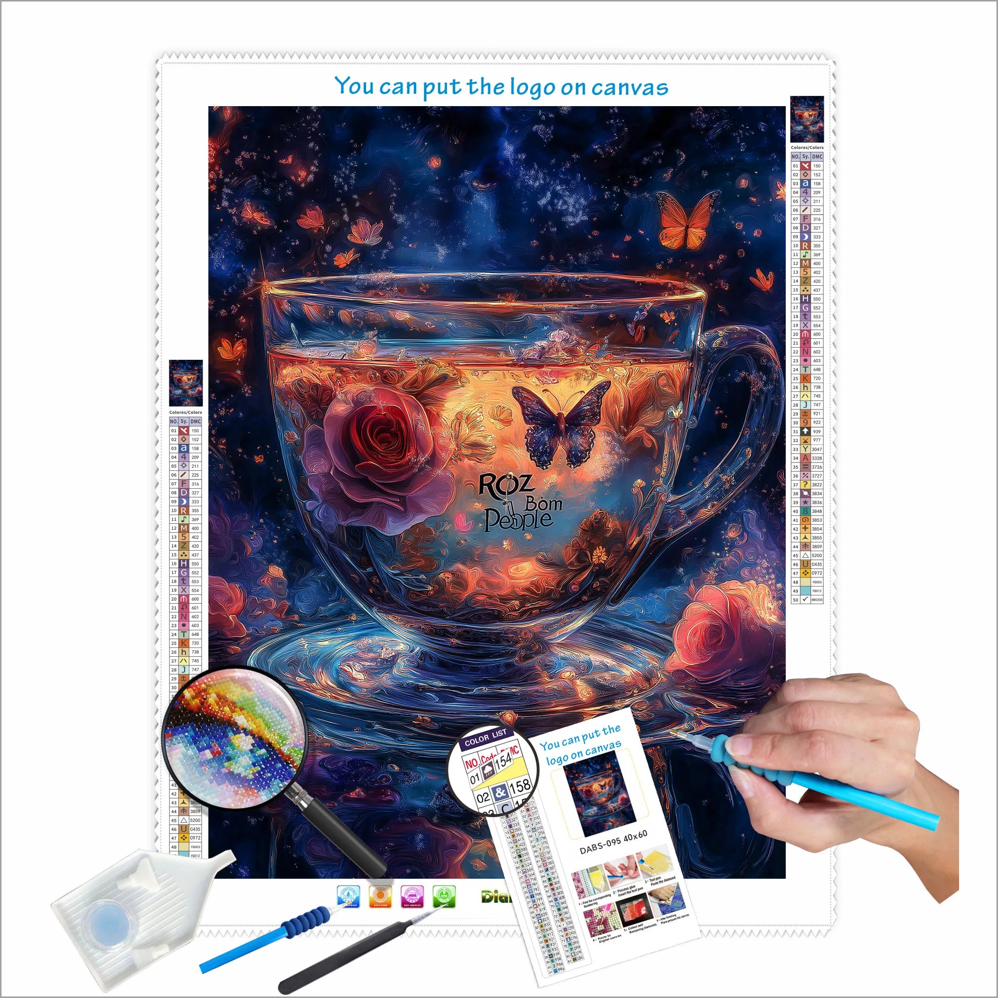 N-2811 Custom DIY 5D Diamond Painting Kits Portrait Wall AB Drills Wall Decor Diamond Painting