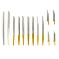 13 PCS Set Professional Engraving Knife Cutter Jewelry Engraver Tools for Pneumatic Impact Cutting Making