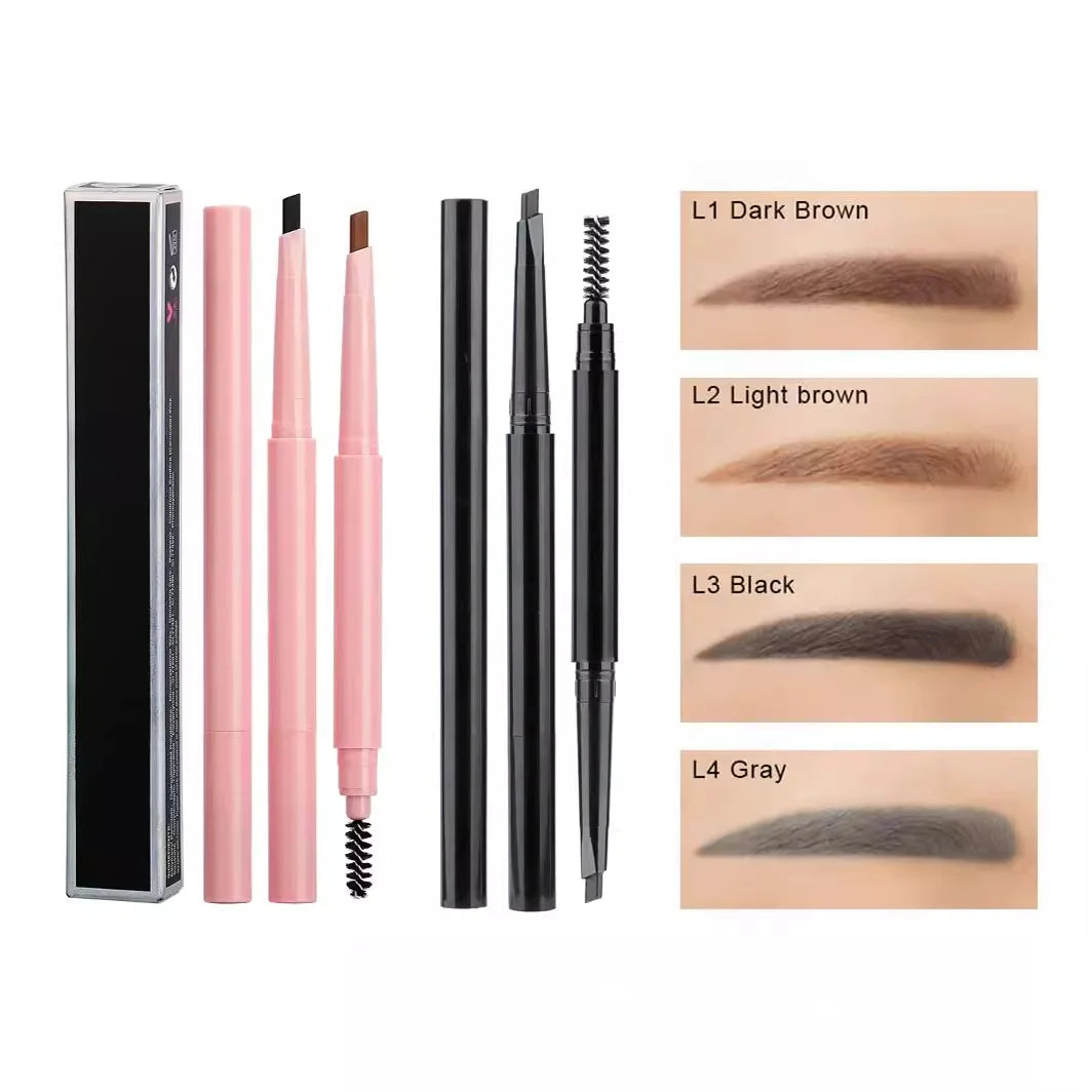 Private Label Your Logo 5 Colors Waterproof Eyebrow Makeup Cosmetics Gold Eyebrow Pencil