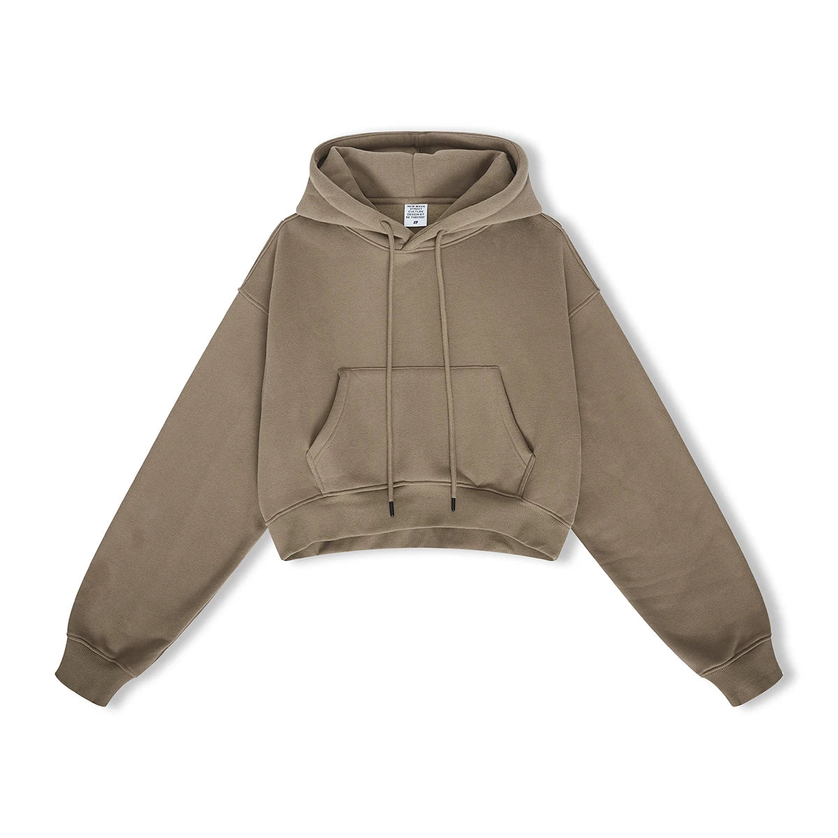 Wholesale Customized Women's Washed Double Zipper Fleece Hoodie Women's Solid Color Sweatshirt Double-layer Hoodie
