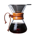 Glass Hand Drip Coffee Maker 400ml Heat Resistant Share Glass Coffee Pot Handmade  Pour Over Coffee Maker