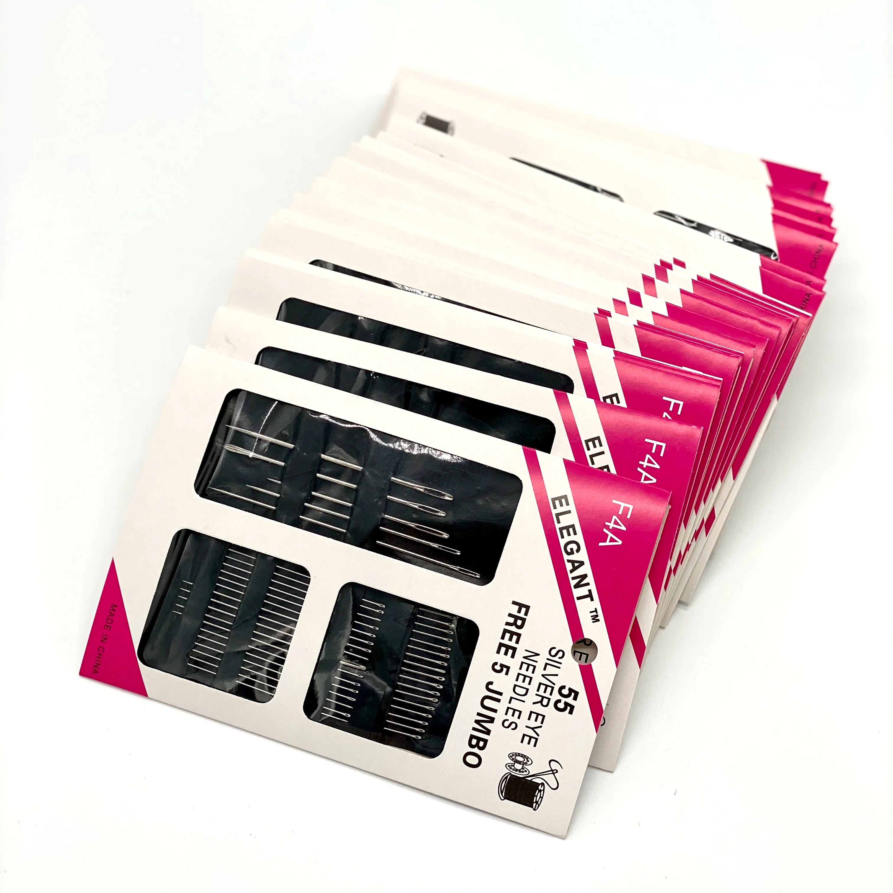 55pcs Stainless Steel Embroidery Needle Set Big Eye Hand Sewing Needles
