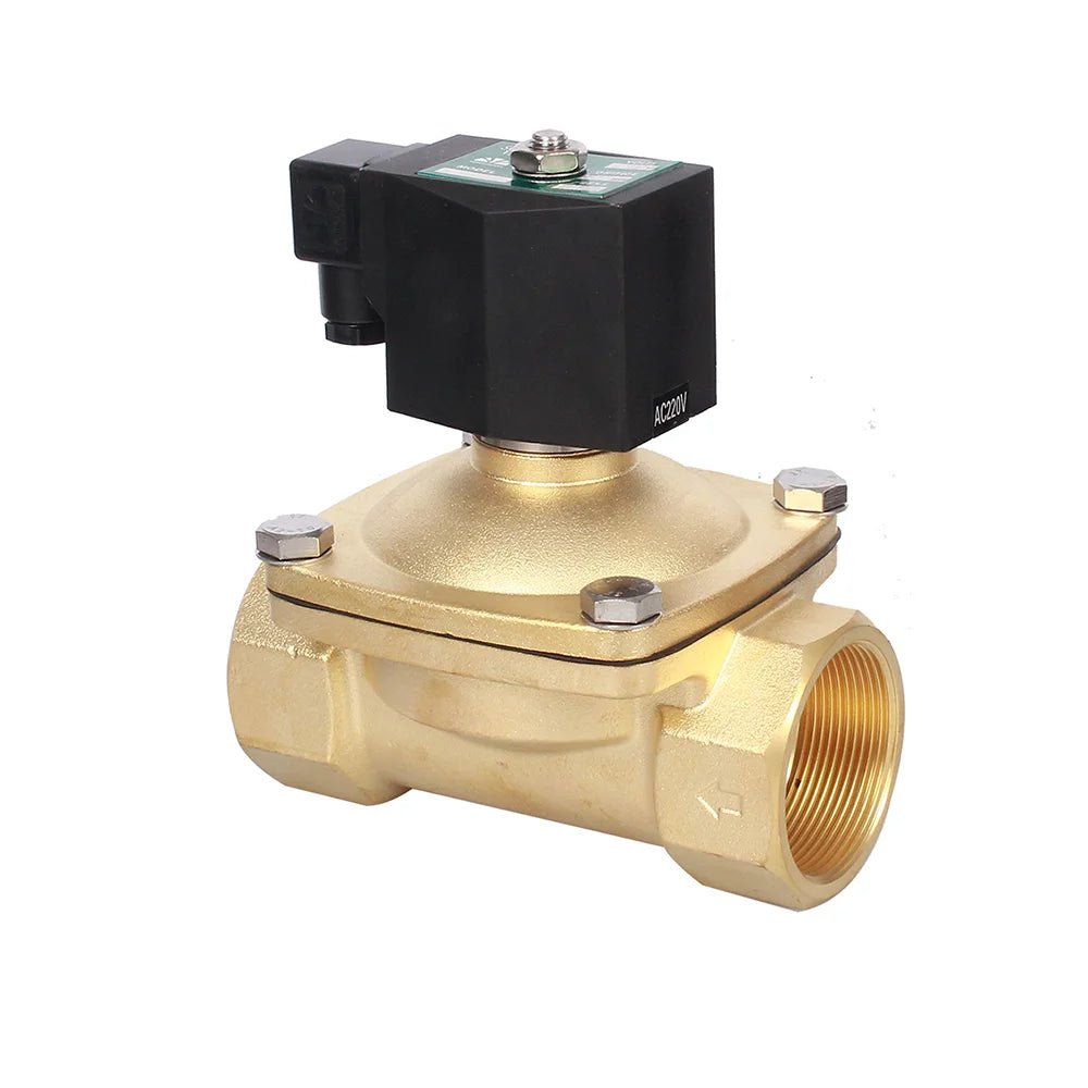 Direct Acting 1/2 Inch Brass Stainless Steel Solenoid Valve for Gas Water Application