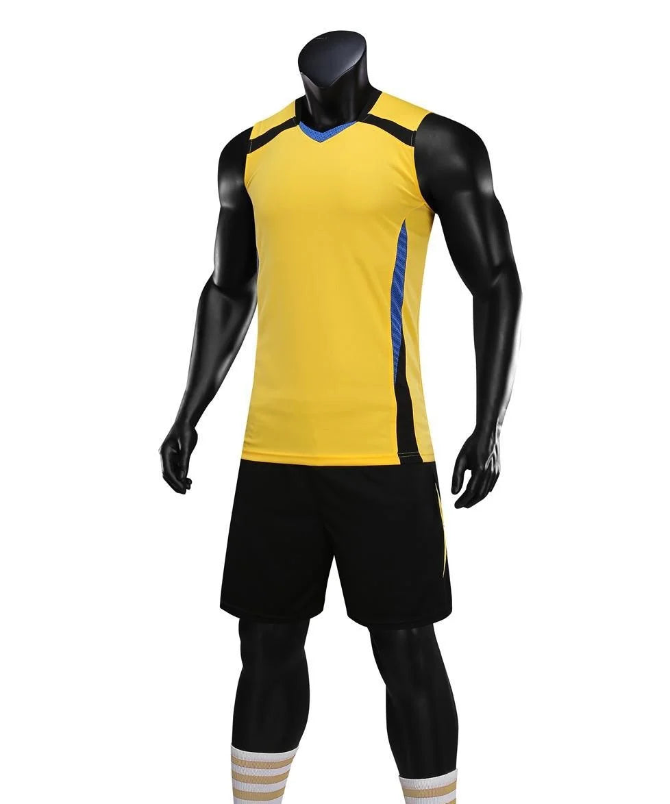 A526 Men's 100% Polyester Printed Jersey Set Custom Volleyball Uniform Sports Wear