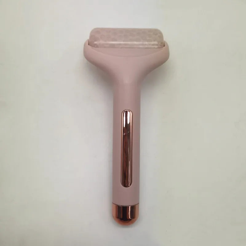 Cross-border New Product Pink ABS+PE Ice Roller Cold Compress Ice Massage and Eye Beauty Skin Care Auxiliary Tools for Face