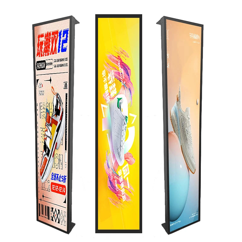 42.9 Inch Digital Signage Ultra Wide Stretched Bar LCD Wall Mount Strip Advertising Display Screen Wide Shelf Edge Bar Screen