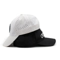Curved Bill Brim Waterproof Performance Laser Cut Golf Baseball Caps With Dot Pattern Checked Sport Hats Breathable Laser Hole