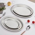 Modern Luxury Hotel Plate Dish Plates Dinnerware Kitchenware Dish Sets Porcelain Plates Set Round Dinner Stainless Steel Metal