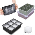 2025 Hot Selling Reusable Round Silicone Ice Cube Trays Flexible and Stackable Mold for Freezer Use Food Safe Wholesale Boxed