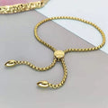 Fashion Office Lady Trendy Adjustable Jewelry Stainless Steel Bulk Pearl Chain Bracelet for Women