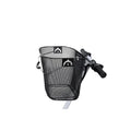 Bicycle Basket Solid Metal Mesh Black Bicycle Easy Release Handlebar Bar Mount Bicycle Bag  Basket