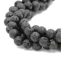 Wholesale Natural Lava Gemstone Beads for Jewelry Making Stone Beads From Lava Stone Natural Jewelry