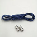 Hot Selling Premium Sport Shoe Laces New Style Elastic Cord Flat Printed Polyester Metal Lock Transparent Tips 26 Colors 100cm