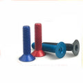 MD Brand 7075 Aluminum Alloy Anodized Metric Countersunk DIN7991 Head Standard Thread Allen Socket Screw Bolts M3*6/8/10/12