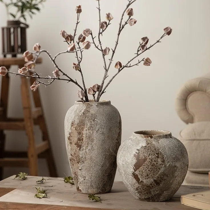 Creative Nordic Home Decor Unique Retro Vases Box Packing Ceramic Vase