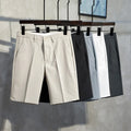 Factory Men Suits Shorts Polyester Casual Walking Golf Work Khaki Shorts