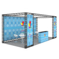 10x20 Portable Lightweight  Modular Aluminum Truss Tradeshow Exhibition Booth Displays