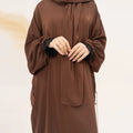Mexizo New Arrival Abaya Muslim Long Prayer Dress With Scarf One Piece Jilbab Hijab Dresses Hoodie Abaya