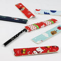 Custom Christmas Gift Office Fountain Pen Protective Sleeve PU Leather Case Kids Pencil Pouch