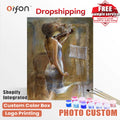 OrfonFactory Direct Drop Shipping Diy Paint by Numbers Kits - Vintage Violinist Art for Adult DIY Home Decor Wholesale