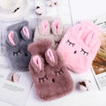 Hot Water Bag Soft Cozy Cover Hand Winter Cartoon Rabbit Hot Water Bottle Relief Therapy