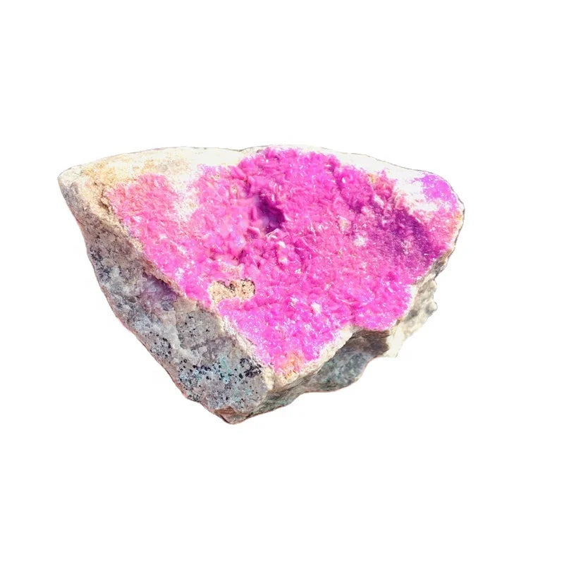 Wholesale healing natural raw congo cobalt calcite pink calcite crystals for decoration