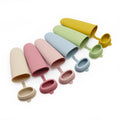 Reusable DIY  Food Grade Mini Lolly Maker Cubes Tray Ice Cream Pop Moulds Silicone Popsicle Mold