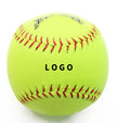 Wholesale Cheap Price 12 Inch Solid 9.7 Cm Hand Made PU Durable White 180g Softball Ball Outdoor Training