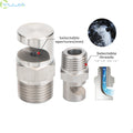 Stainless Steel K-Type Wide Angle Flat Fan Nozzle Water Spray Nozzle for Industrial Cleaning & Water Curtain