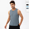 Men's Tank Tops Custom Logo Workout Basketball Gym Wearing Sleeveless T-shirts Quick Dry Stretch Sports Vest