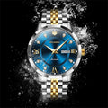 JSDUN 8948 Custom Oem Water Resistant Luxury Automatic Fashion Sport Waterproof Mechanical Stainless Steel Watch for Man