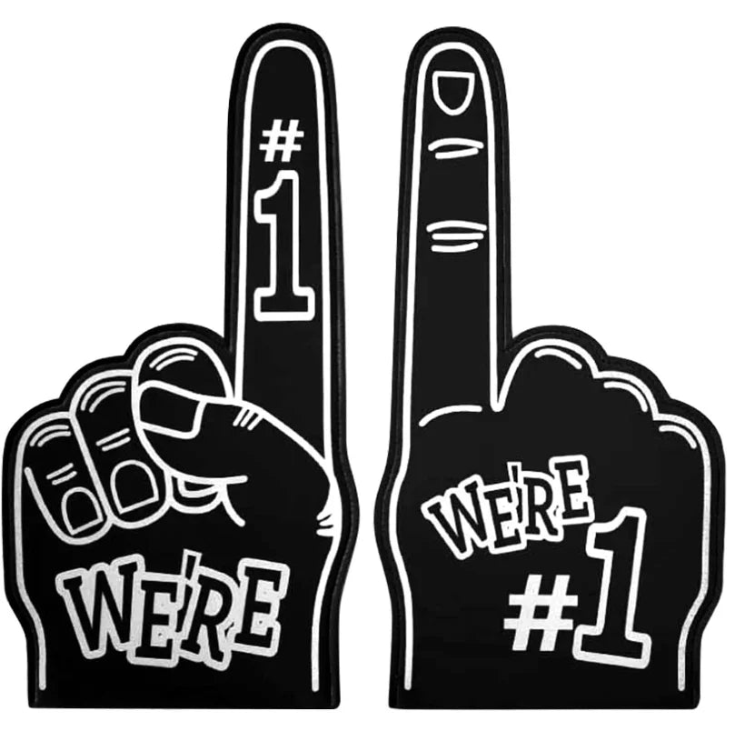 Foam Finger Cheer Gloves EVA Prop Gloves for Sports Events for School Business & Sports Teams for Football & Basketball Matches