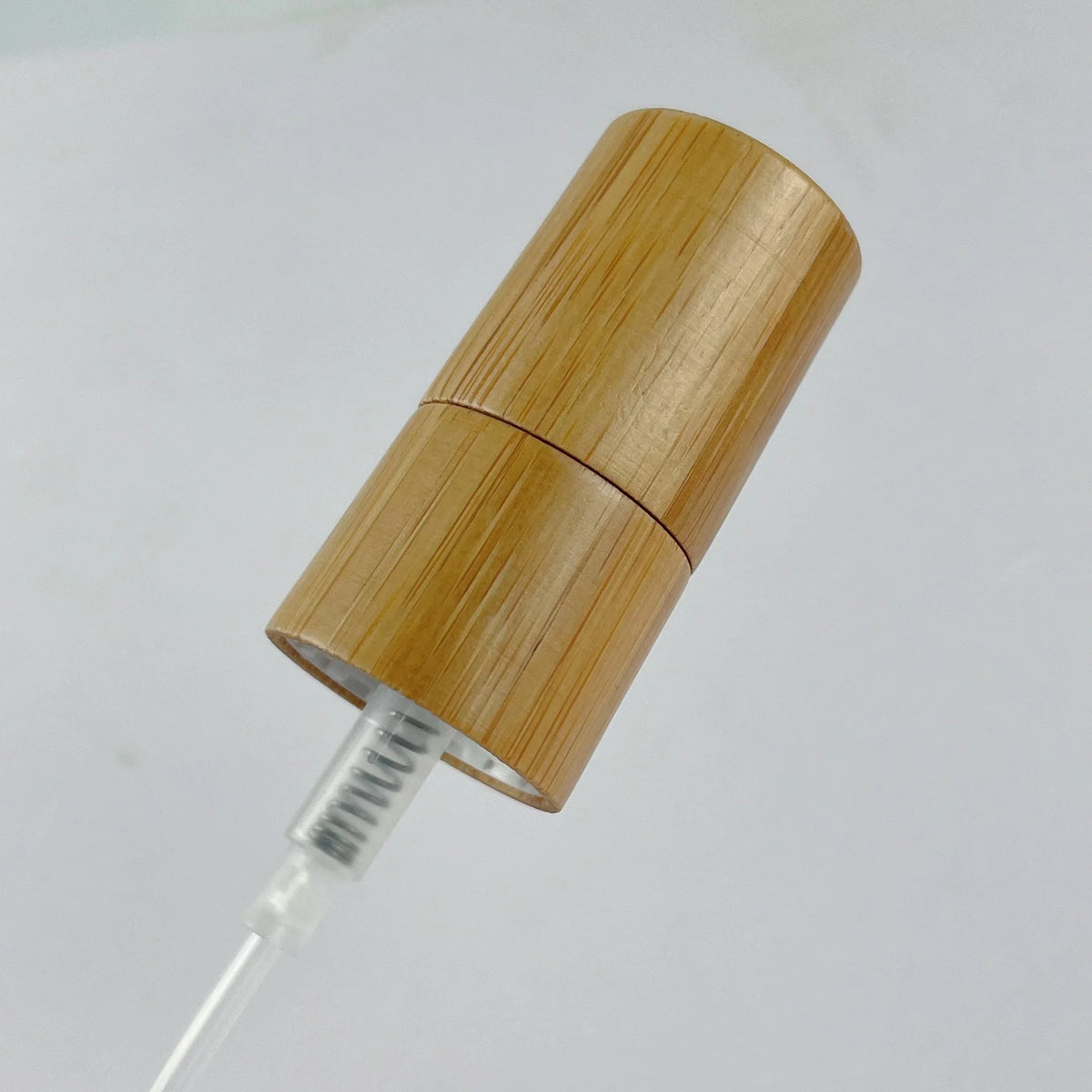 18mm 18/410 Bamboo Material Bamboo Cap Fine Mist Sprayer Pump for Glass Bottle