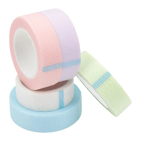 Wholesale Silicone Lash Tape Sensitive Skin Tape Pink White Purple Green Blue Eyelash Tape for Eyelash Extension