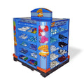 Custom Corrugated Cardboard Floor Display Racks for Toys Products Sales Promotion ISO9001 Certified