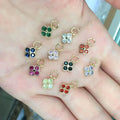 CZ8221 Beatiful Mini Jewelry Supplies Gold Plated CZ Micro Pave Snowflake CharmsTiny Small CZ Diamond Snowflake Charms Pendants