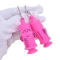 Pink Nurse Abre Ampolla Jeringa Opening Ampoule Breaker Enfermeria Rosada Open Syringe Blister Opener for Ampoule Abridor