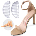 Sports & Comfort Gel Arch Support Insoles with Ball-of-Foot Cushions and Silicone Adhesive for Flat Feet