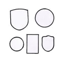 Apparel Decoration Wholesale Sublimation Blanks Handmade Printing Patches