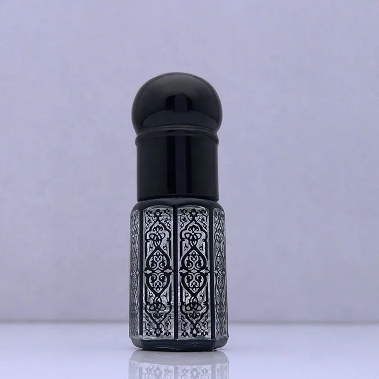 Empty Attar Oud Perfume Glass Bottles Essential Oil 3ml 6ml 12ml Bottles