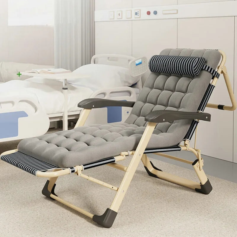 Outdoor Portable Lounge Light Weight Garden Camping Folding Recliner Zero Gravity Beach Chair Sun Lounger with Soft Cushion