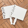 Creative Home Wood Sublimation Graduation Panel Frame Paddle Fans Big Size in Stock HS2024002-3