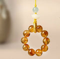 Fortune Topaz Pendant Exquisite Crystal Crafts Crystal Carving love Souvenir