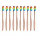 100% Biodegradable Bamboo Wooden Toothbrush Manufacturers Korean Toothbrush for Adult Children