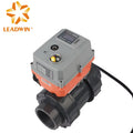 2 Way UPVC Modulating Electric Motorized Water Control Flow Actuator ABS Housing 5 Sec Open/Close Automatic Ball Valve OEM IP67